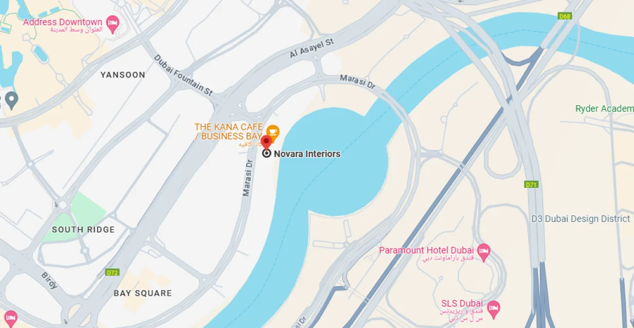 Novara Interiors Map